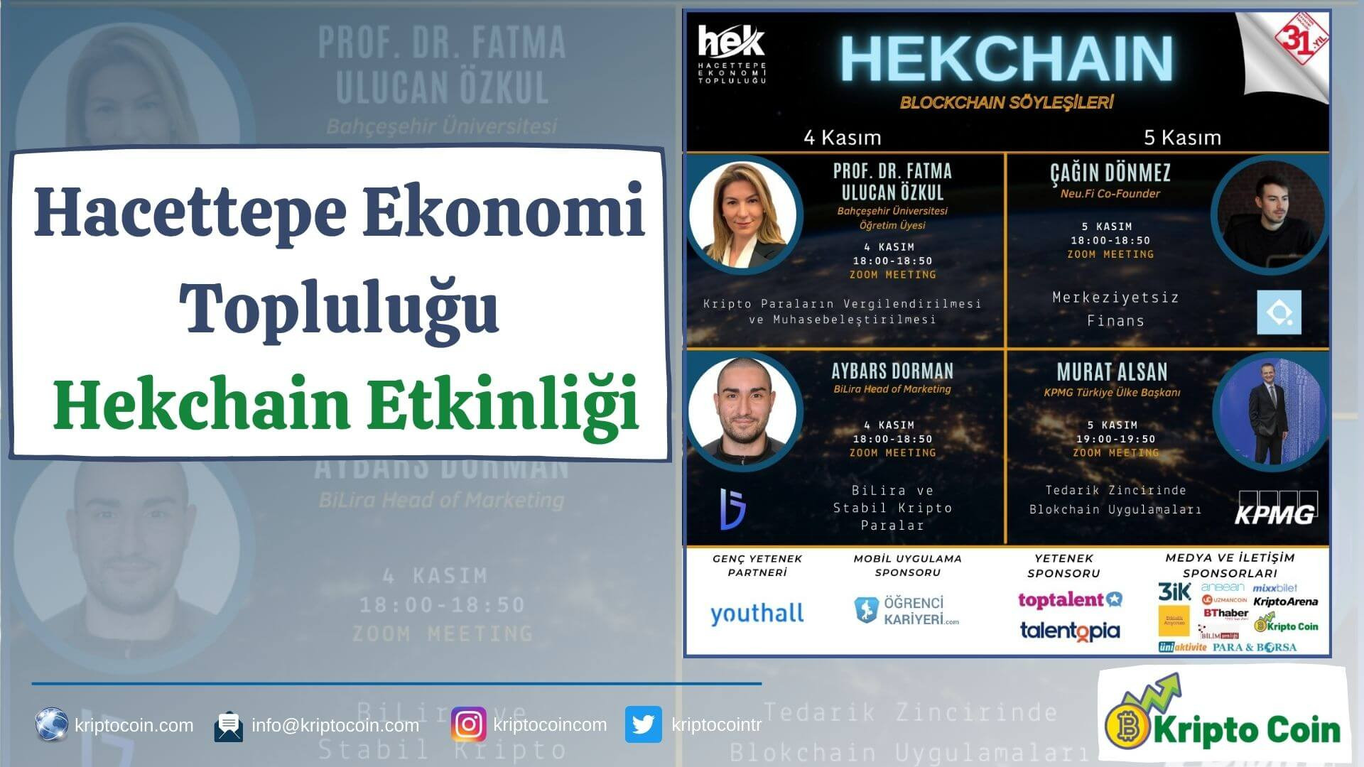 Hacettepe Ekonomi Topluluğu Hekchain Etkinliği