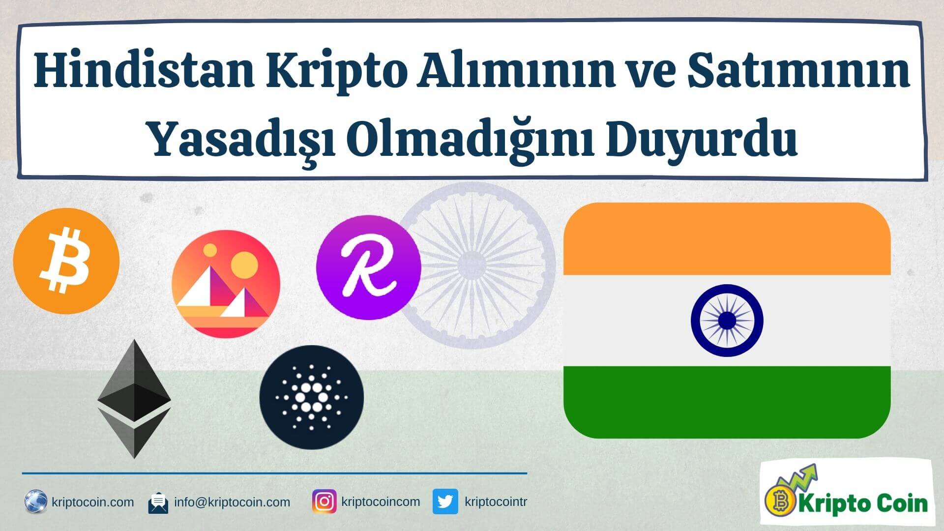 Hindistan Kripto Alımının ve Satımının Yasadışı Olmadığını Duyurdu