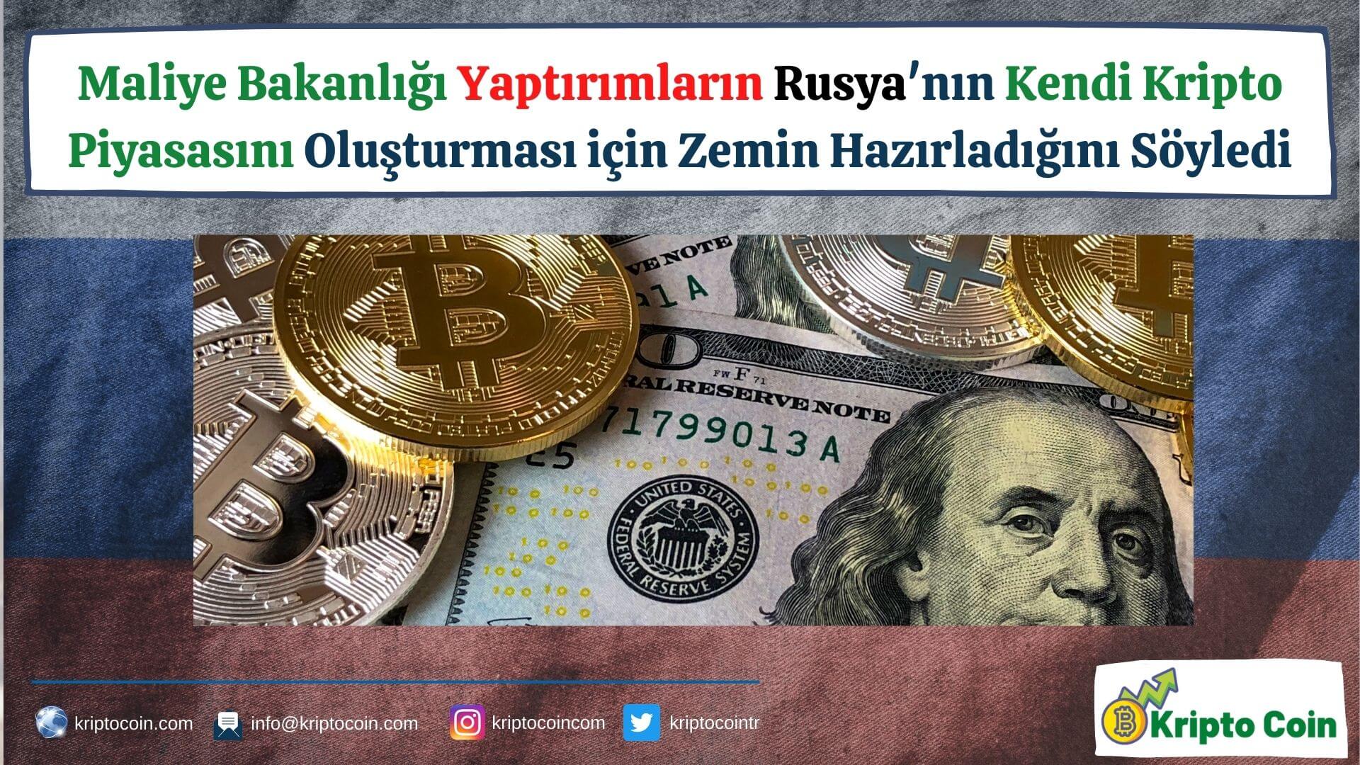 Maliye Bakanlığı Yaptırımların Rusya'nın Kendi Kripto Piyasasını Oluşturması için Zemin Hazırladığını Söyledi