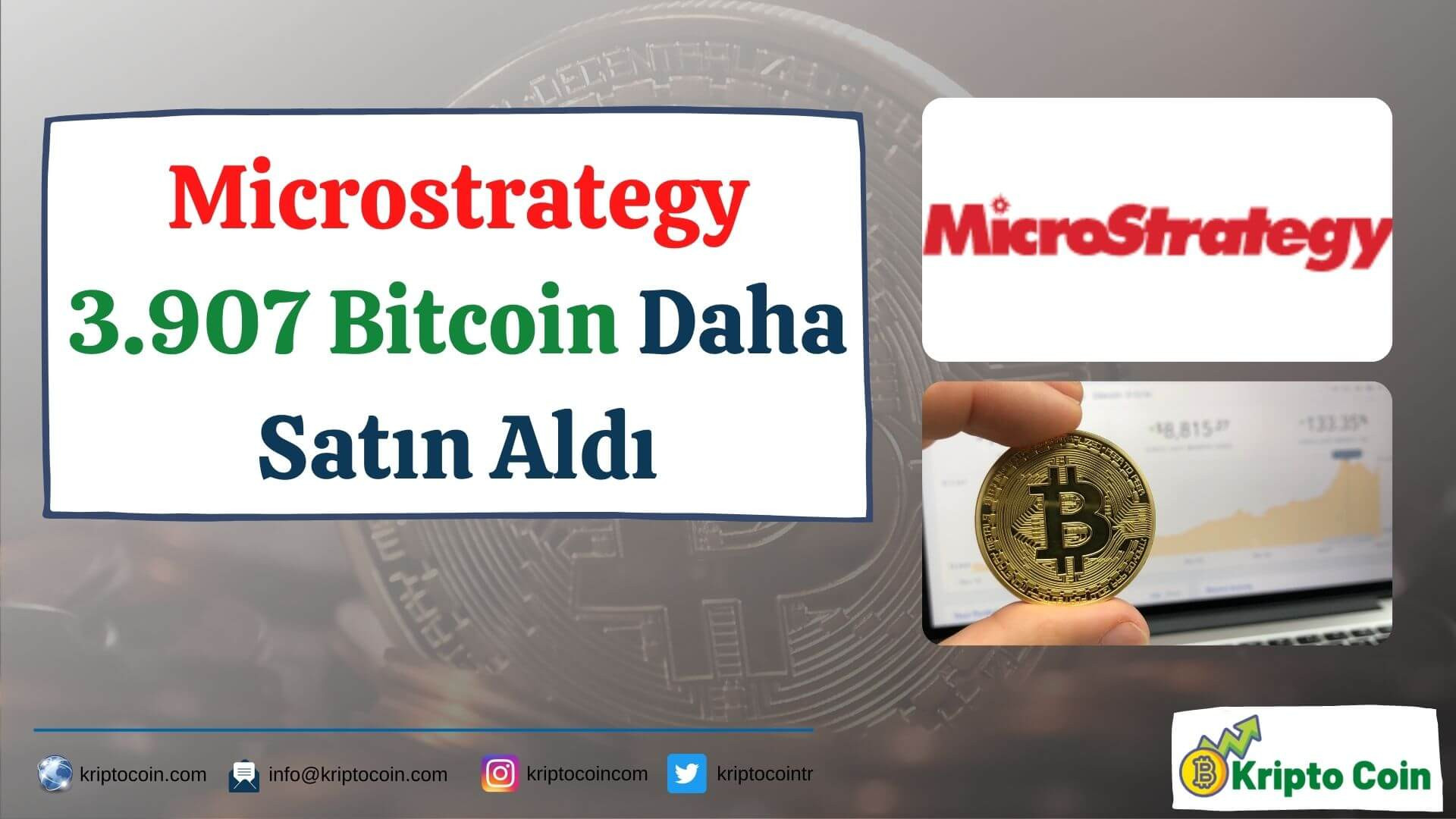 Microstrategy 3.907 Bitcoin Daha Satın Aldı