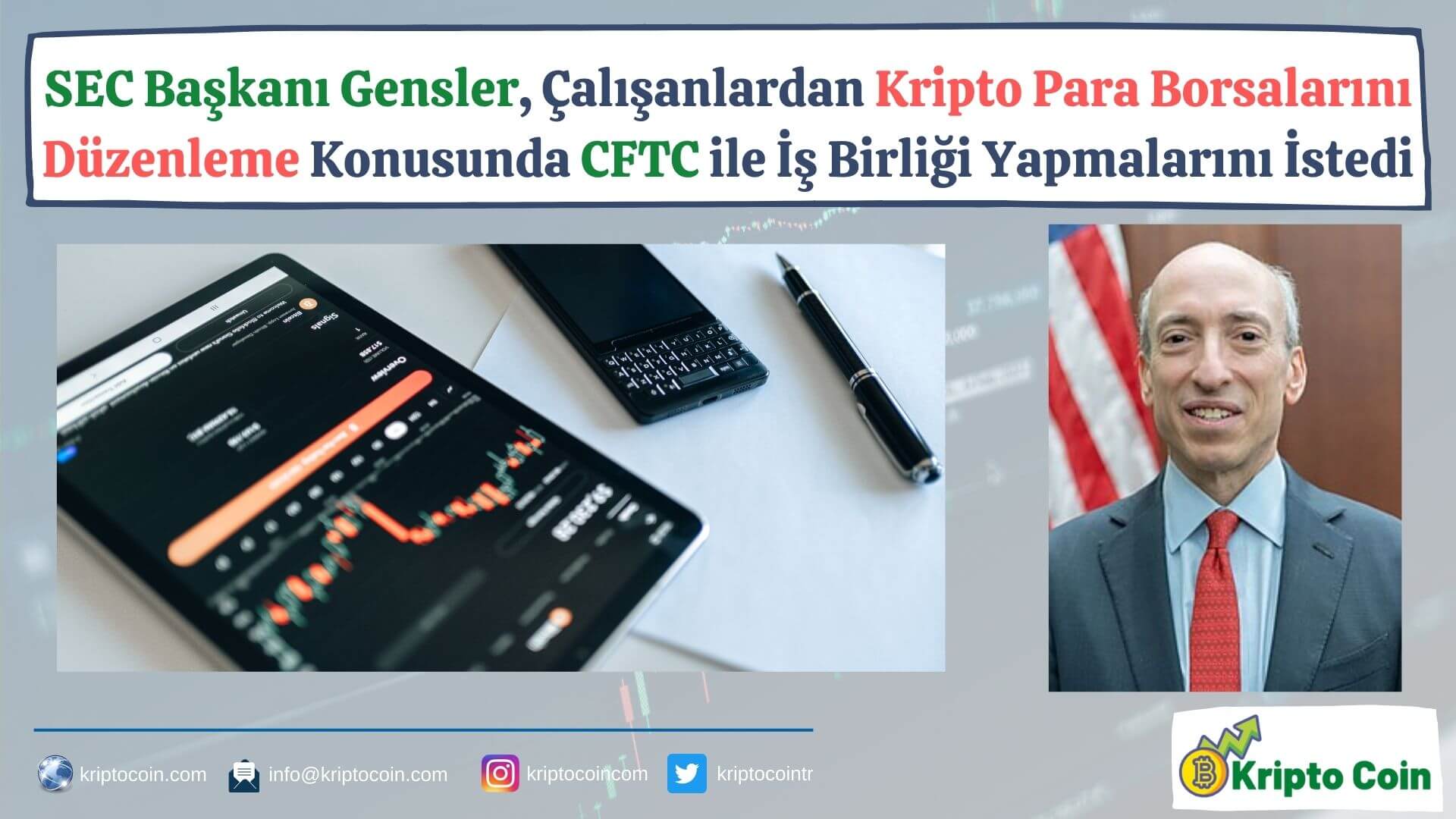 SEC Başkanı Gensler, Çalışanlardan Kripto Borsalarını Düzenleme Konusunda CFTC ile İş Birliği Yapmalarını İstedi