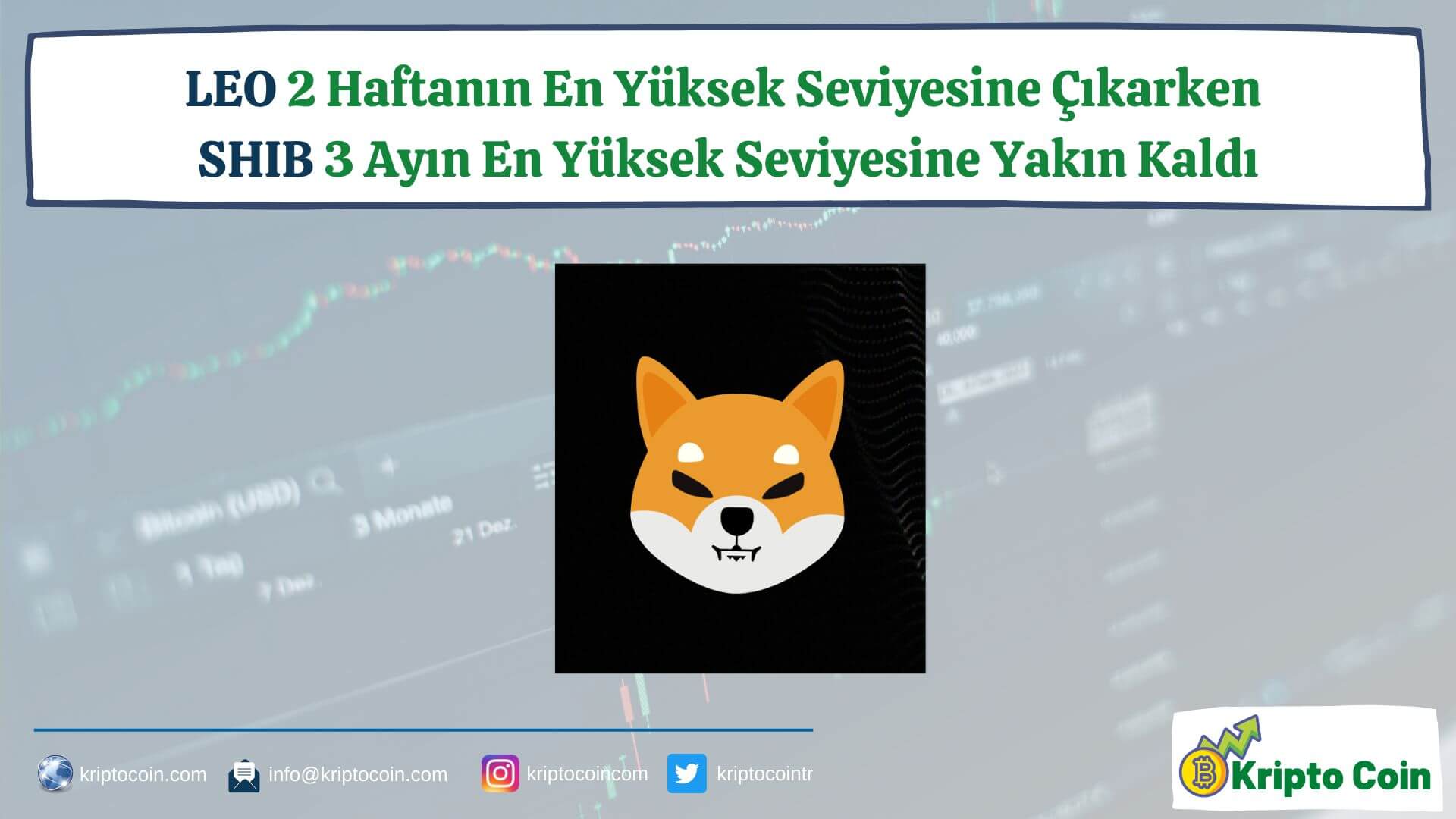 LEO 2 Haftanın En Yüksek Seviyesine Çıkarken SHIB 3 Ayın En Yüksek Seviyesine Yakın Kaldı