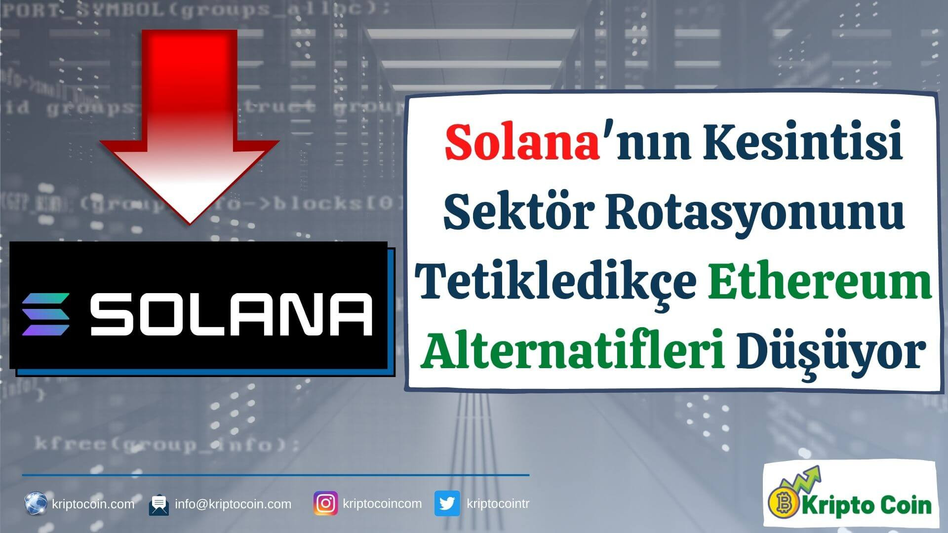 Solana'nın Kesintisi Sektör Rotasyonunu Tetikledikçe Ethereum Alternatifleri Düşüyor
