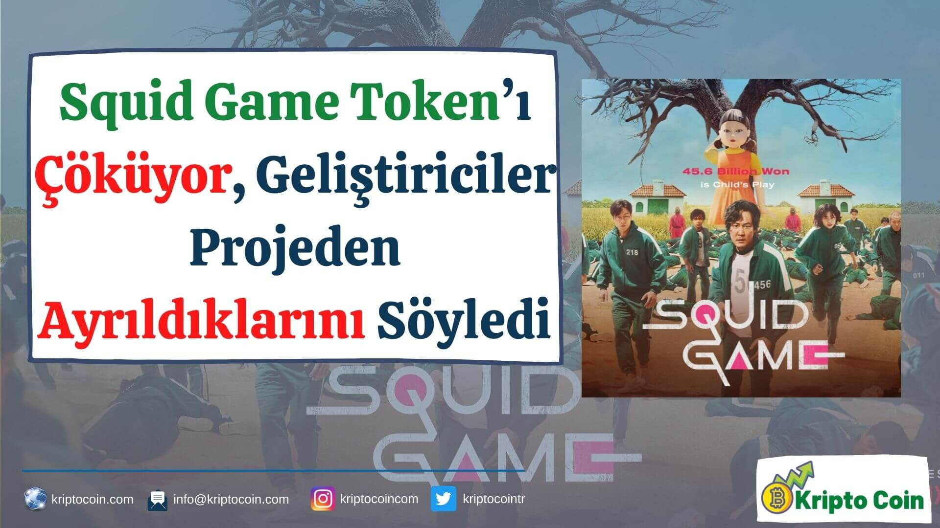 Squid Game Token’ı Çöküyor, Geliştiriciler Projeden Ayrıldıklarını Söyledi